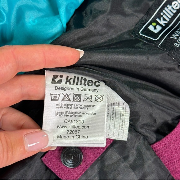 Killtec Ski Jacket Waterproof Insulated Colorblock Snow Coat Small - Picture 6 of 14
